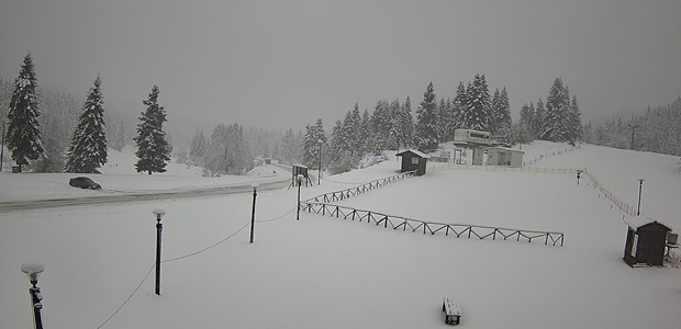 Λευκό τοπίο στα ορεινά των Τρικάλων